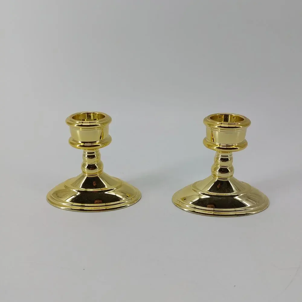 Candle Stick holders Candlesticks Gold Tone Color Home Decor